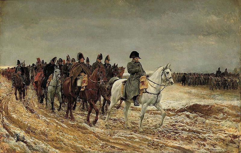 Jean-Louis-Ernest Meissonier Campagne de France Norge oil painting art